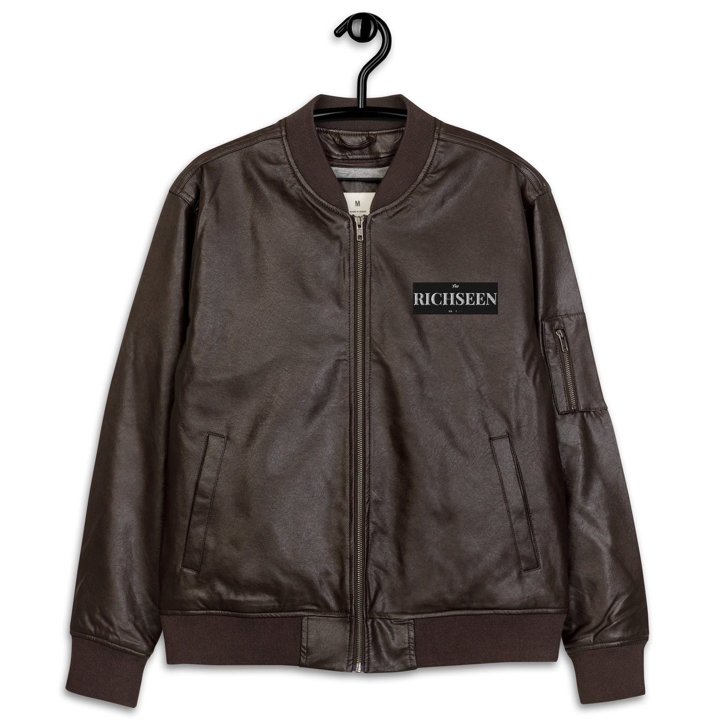 RICHSEEN Leather Bomber Jacket