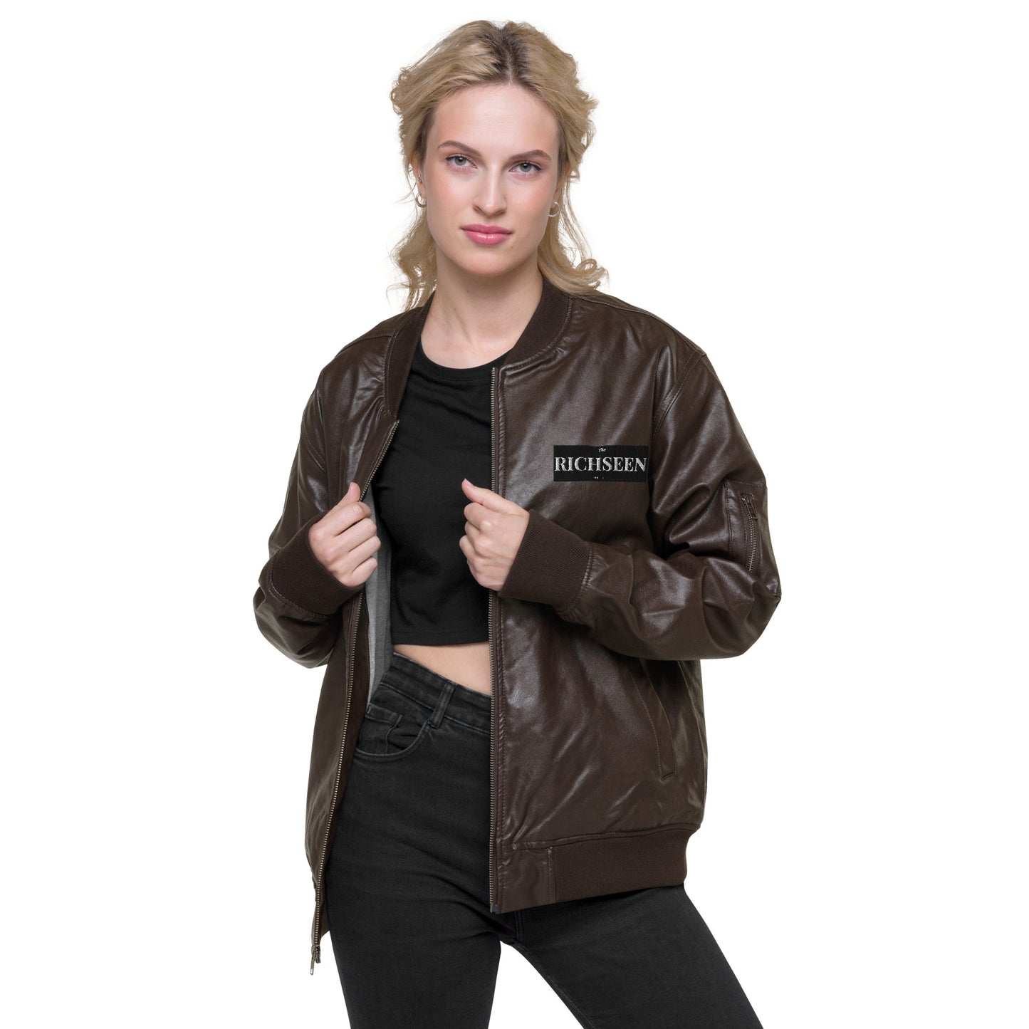 RICHSEEN Leather Bomber Jacket