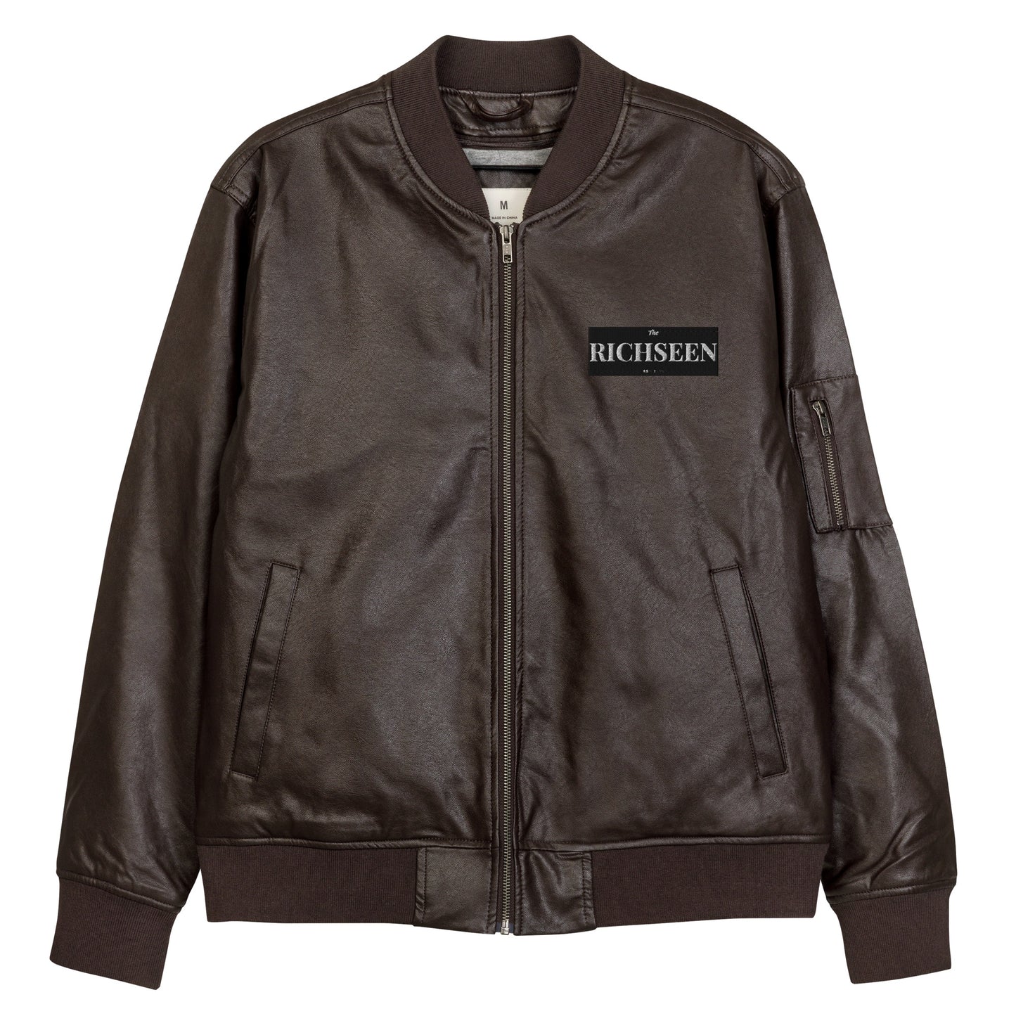 RICHSEEN Leather Bomber Jacket