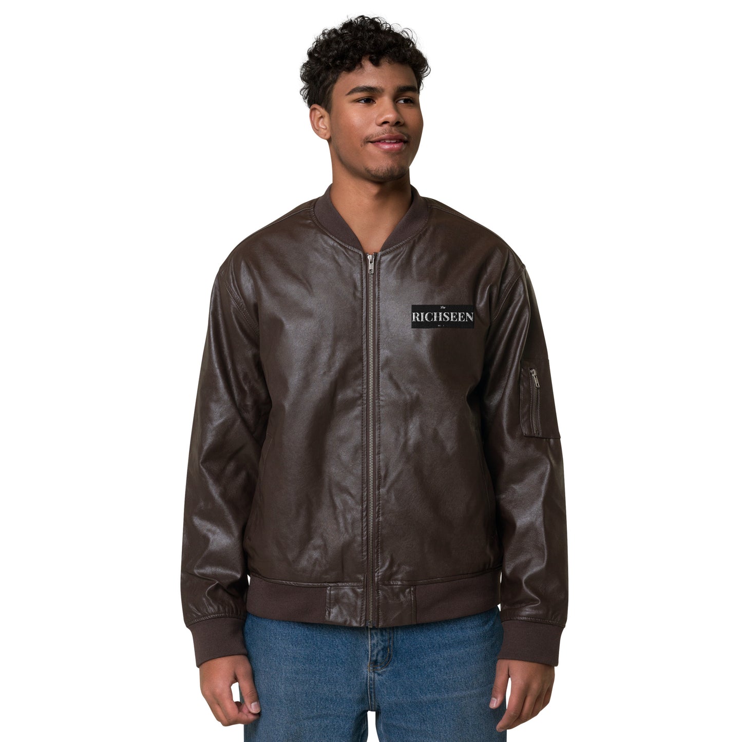 RICHSEEN Leather Bomber Jacket