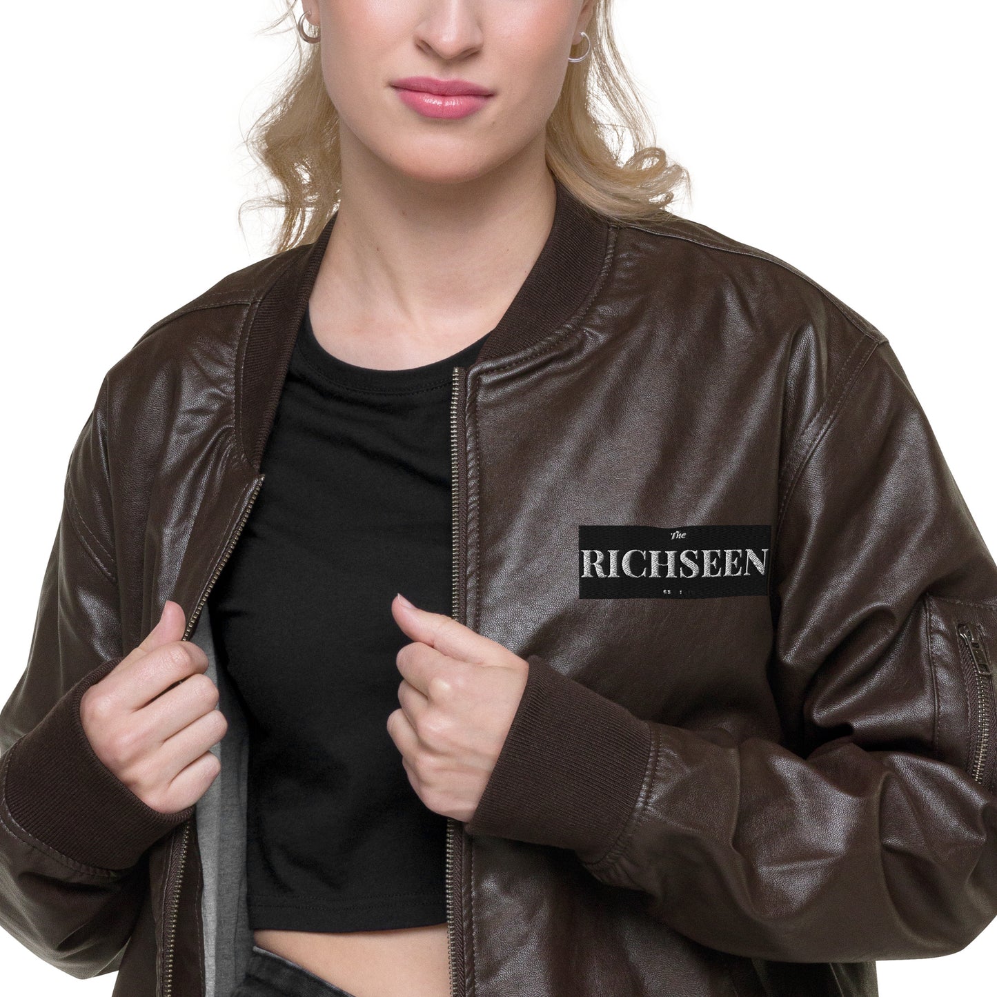 RICHSEEN Leather Bomber Jacket