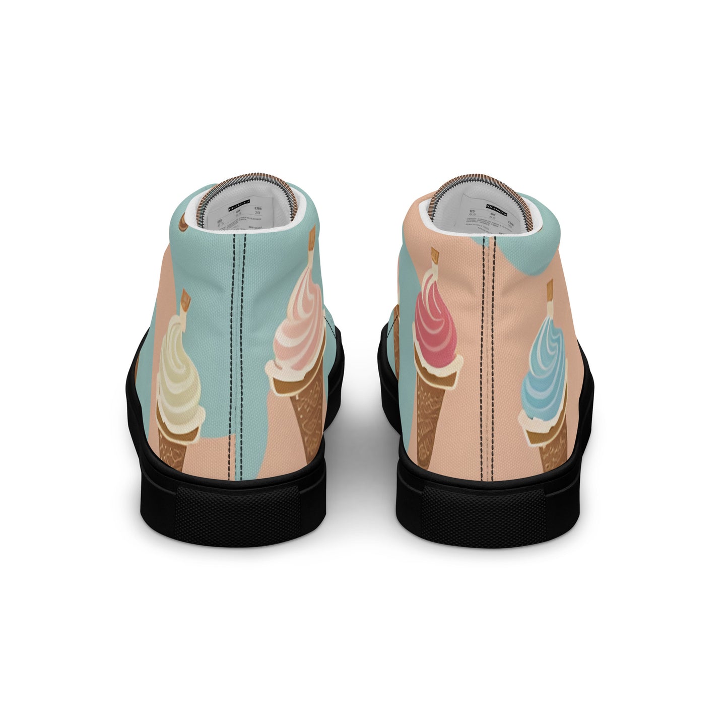 Men’s high top canvas shoes