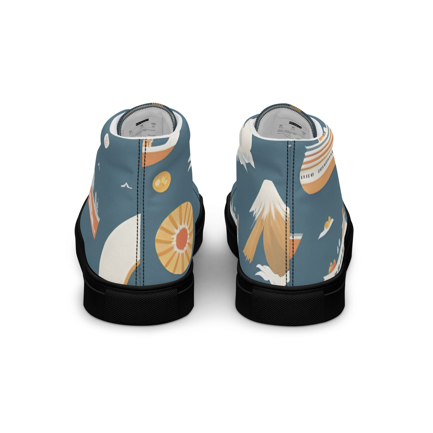 Men’s high top canvas shoes