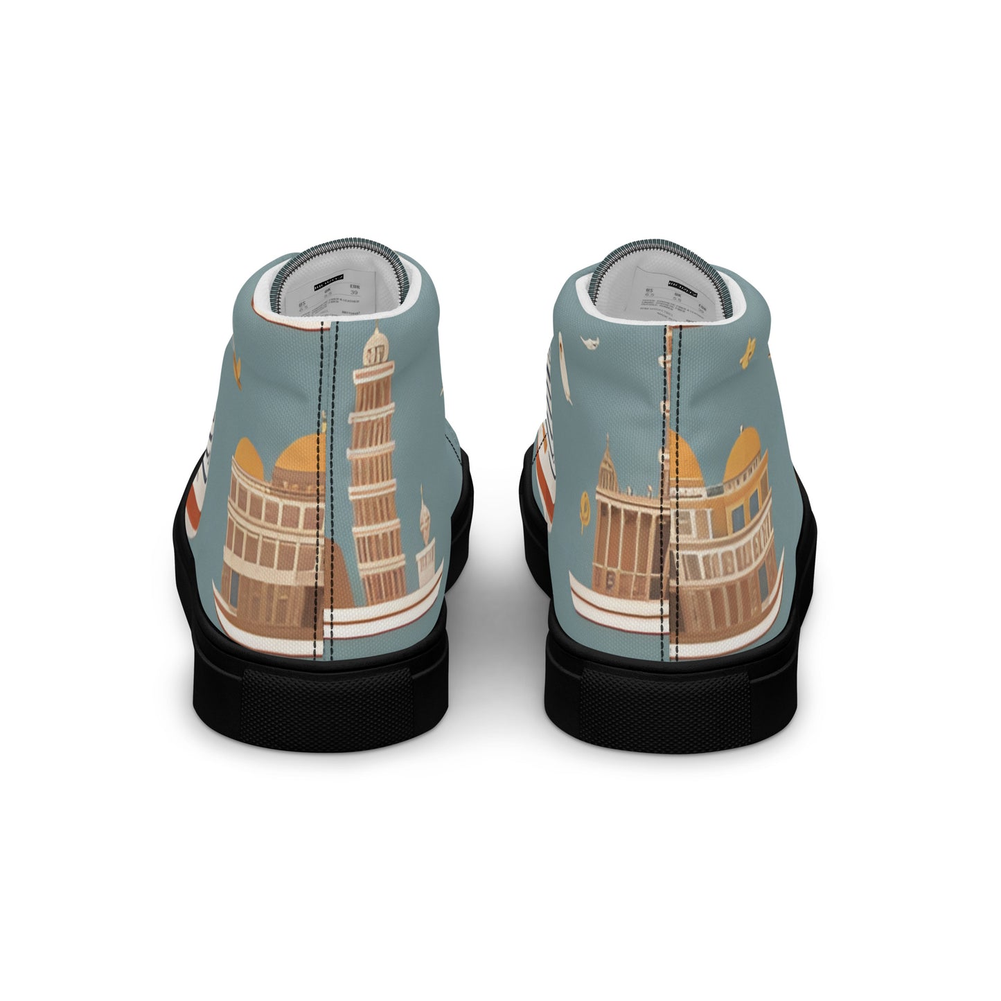 Men’s high top canvas shoes