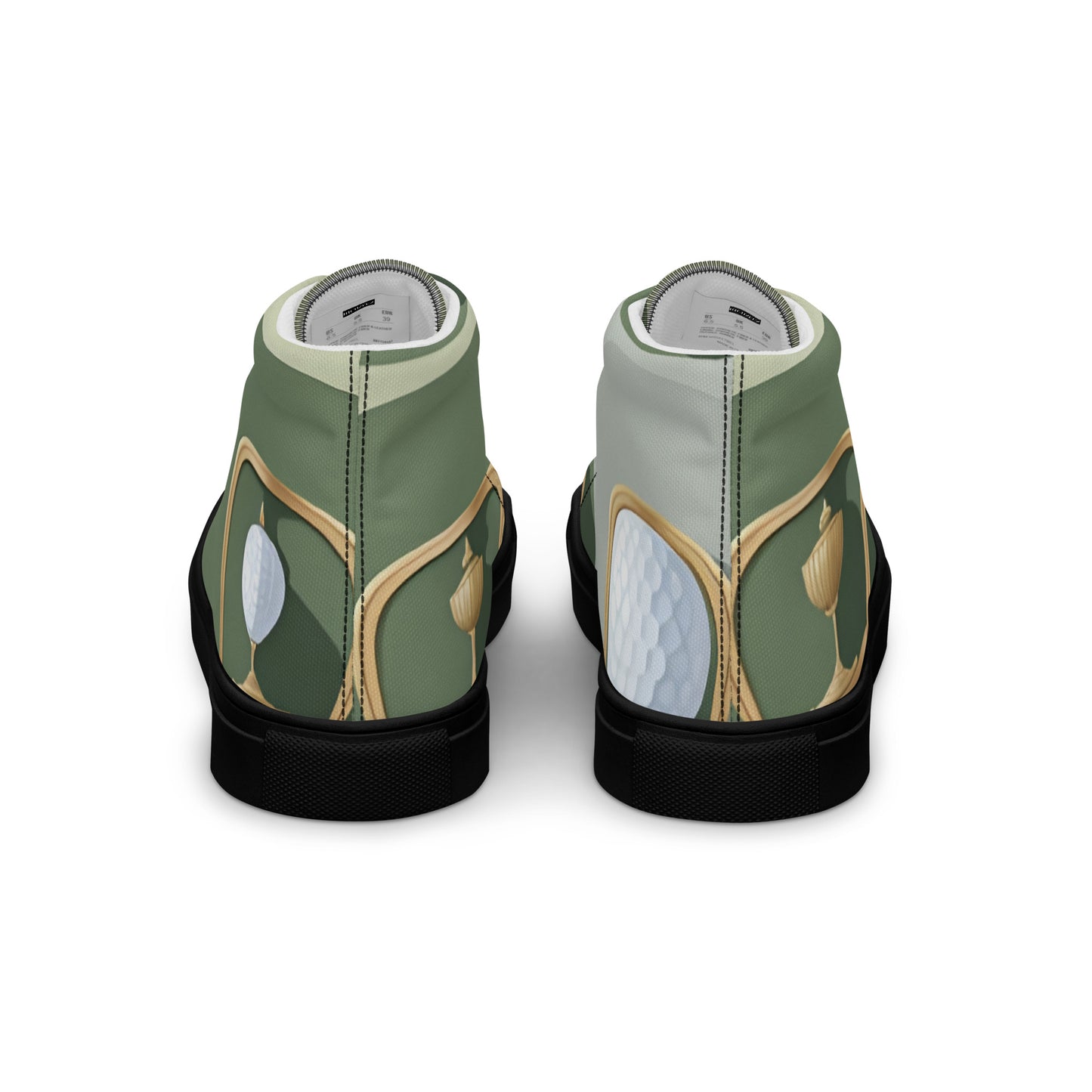 Men’s high top canvas shoes