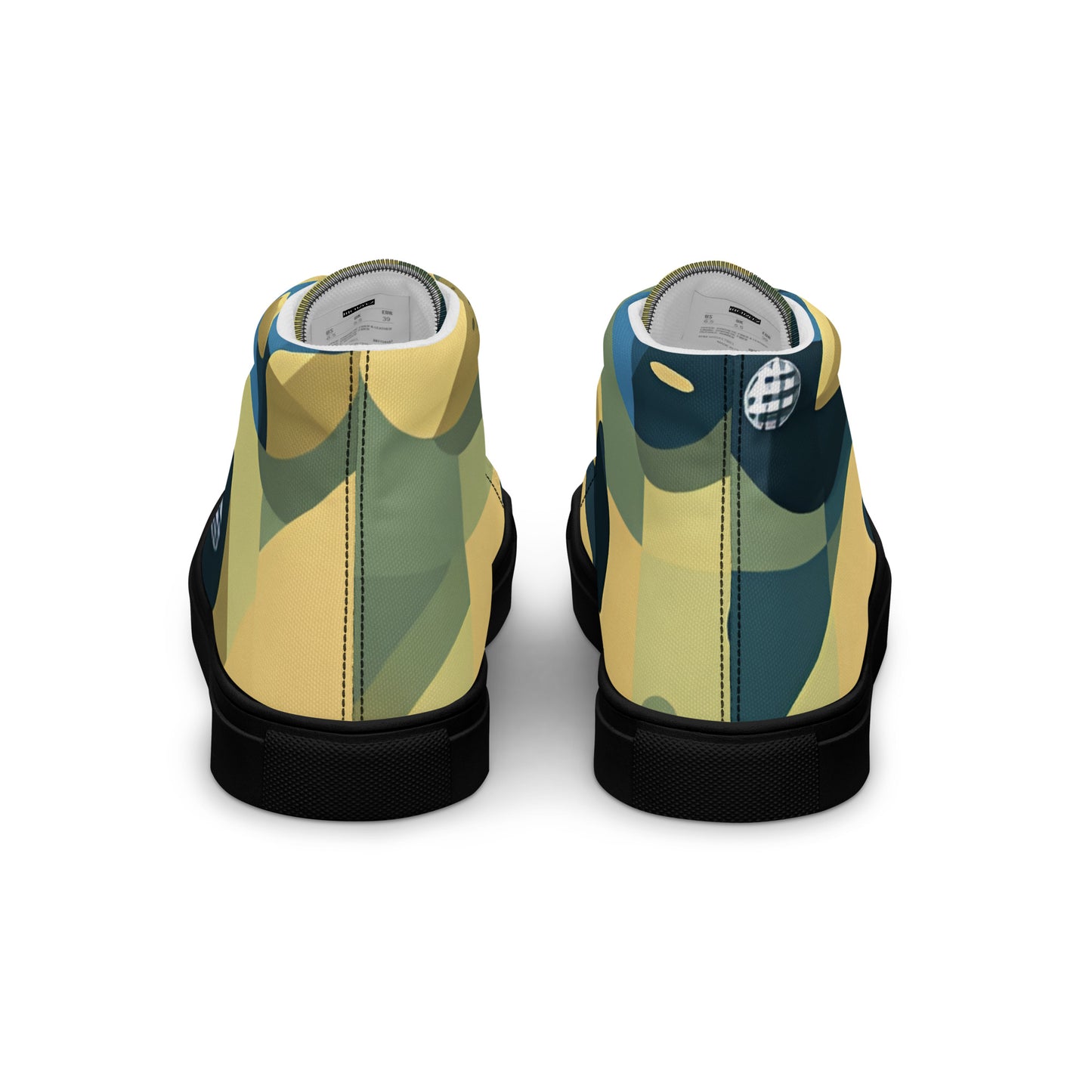 Men’s high top canvas shoes