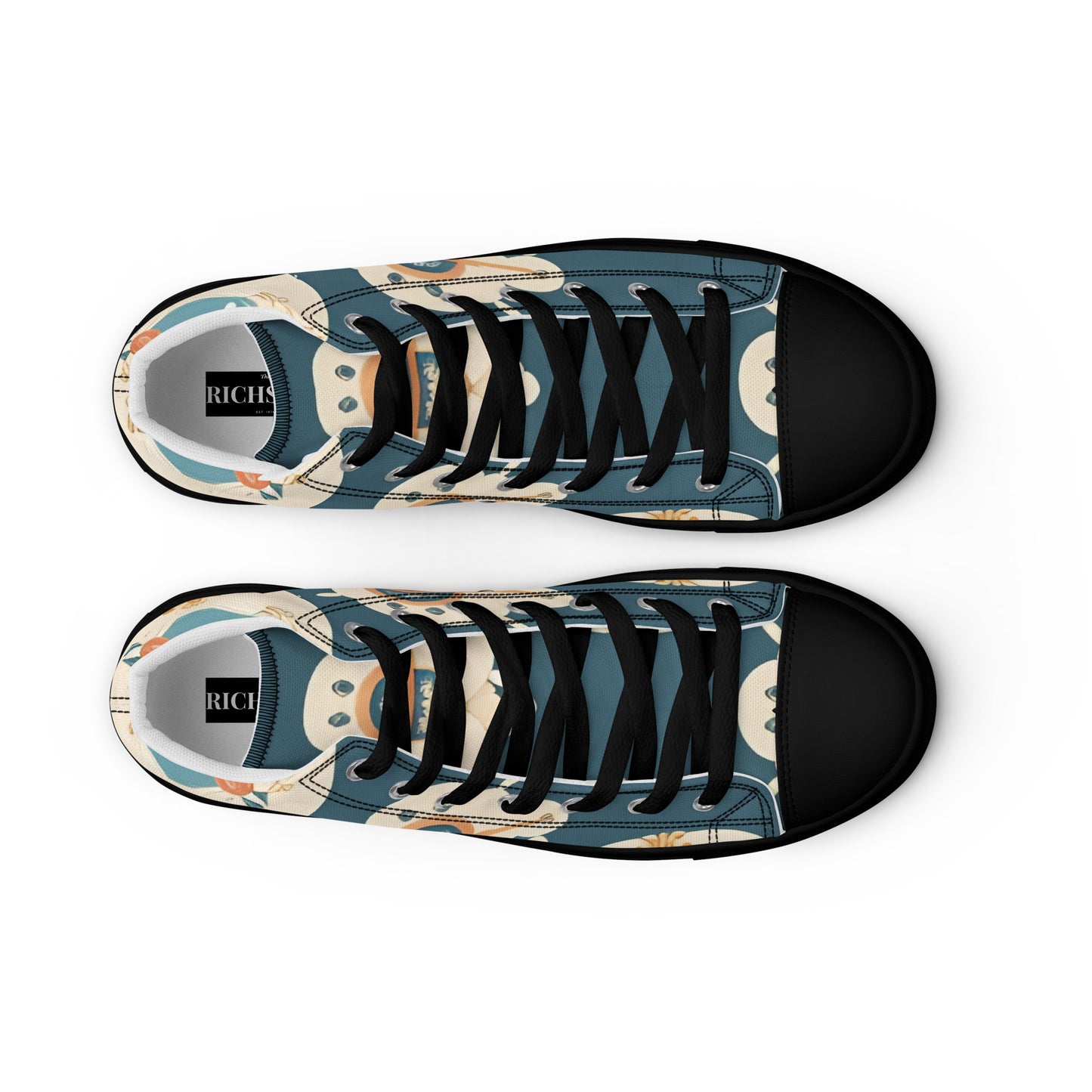 Men’s high top canvas shoes