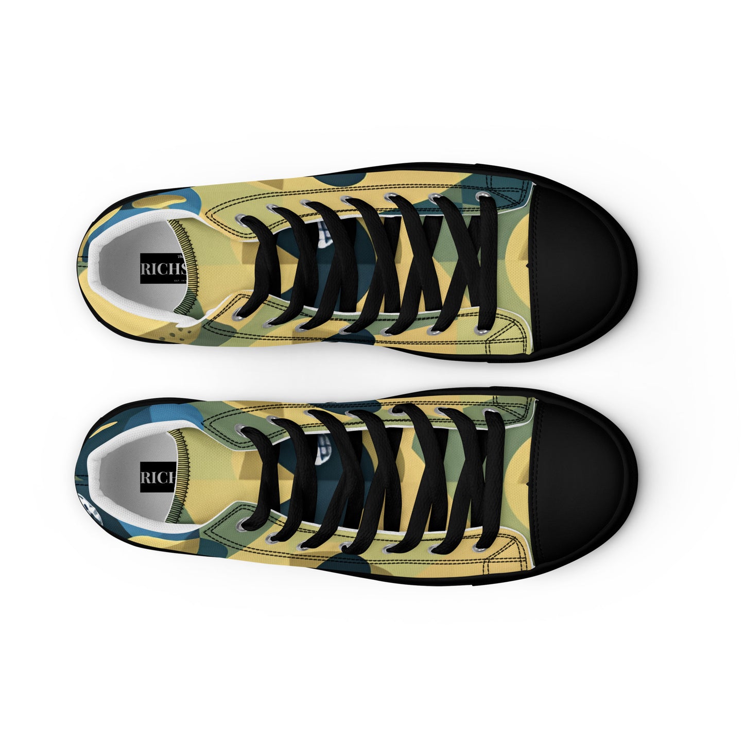 Men’s high top canvas shoes