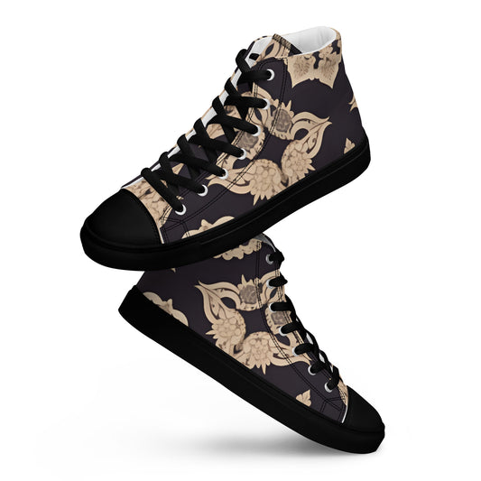 Men’s high top canvas shoes