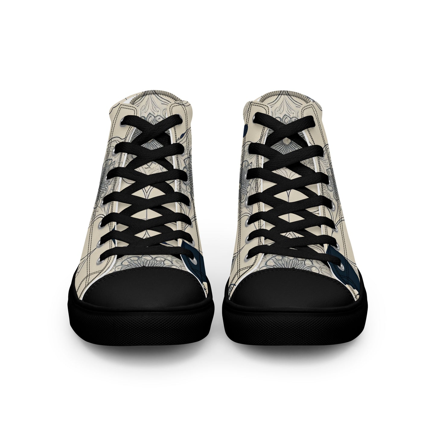 Men’s high top canvas shoes