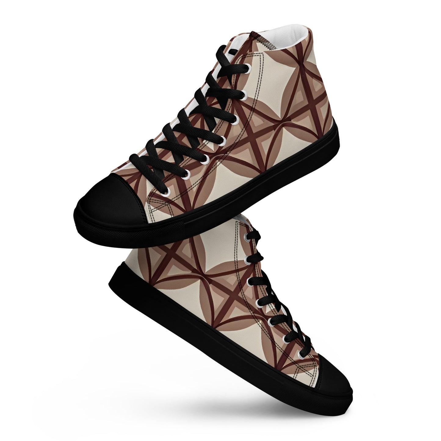 Men’s high top canvas shoes