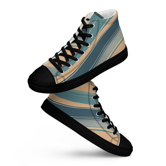 Men’s high top canvas shoes