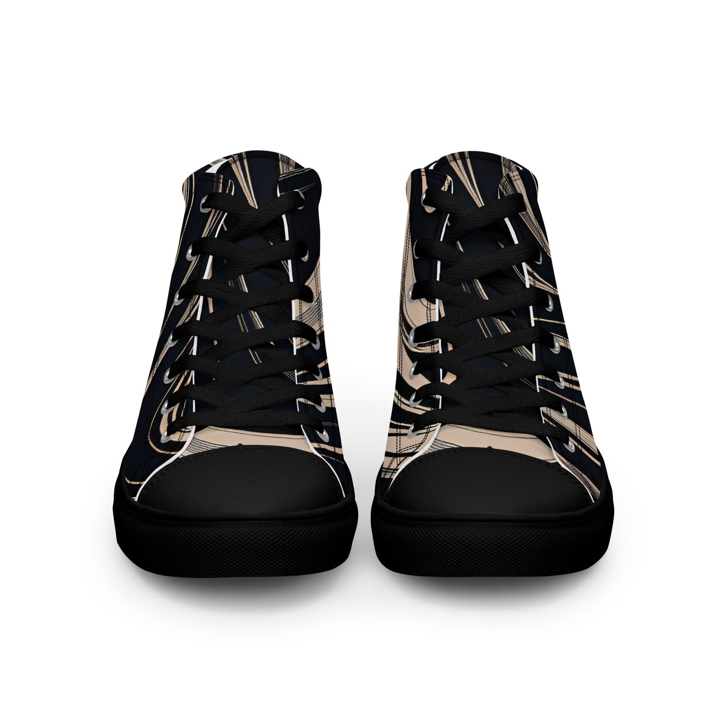 Men’s high top canvas shoes