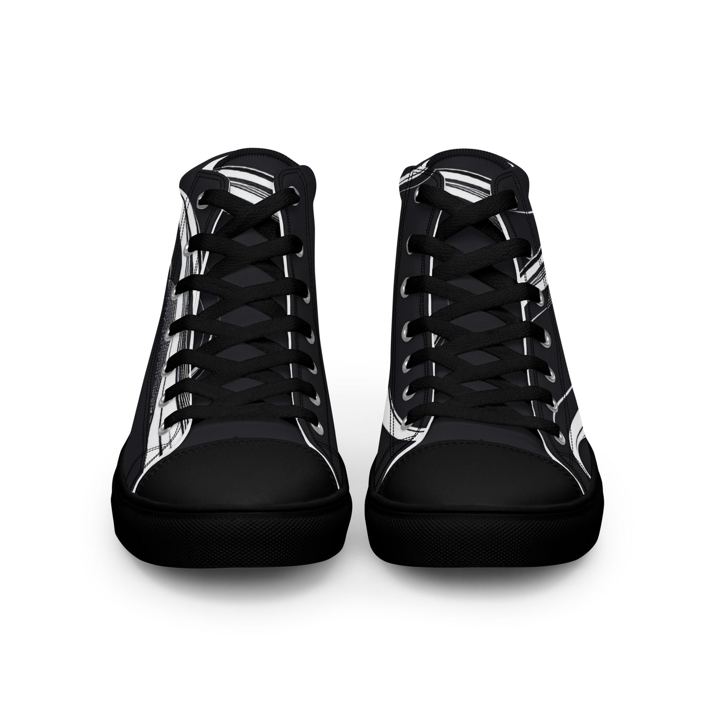 Men’s high top canvas shoes