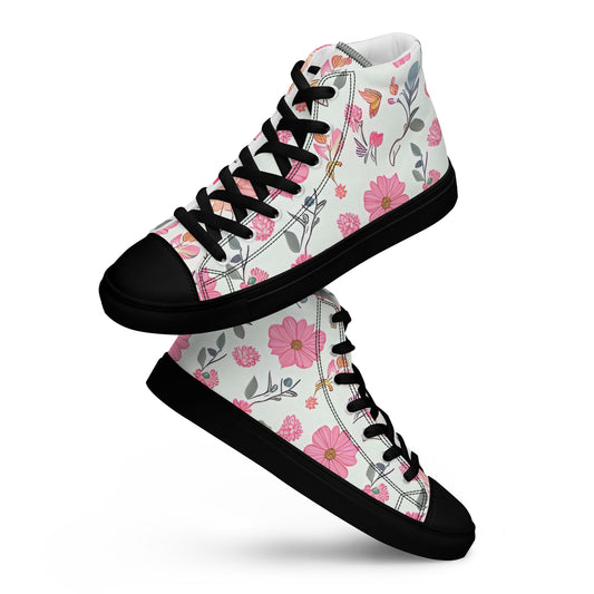 Men’s high top canvas shoes