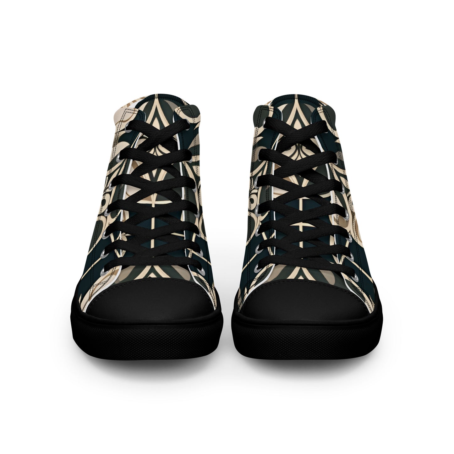 Men’s high top canvas shoes