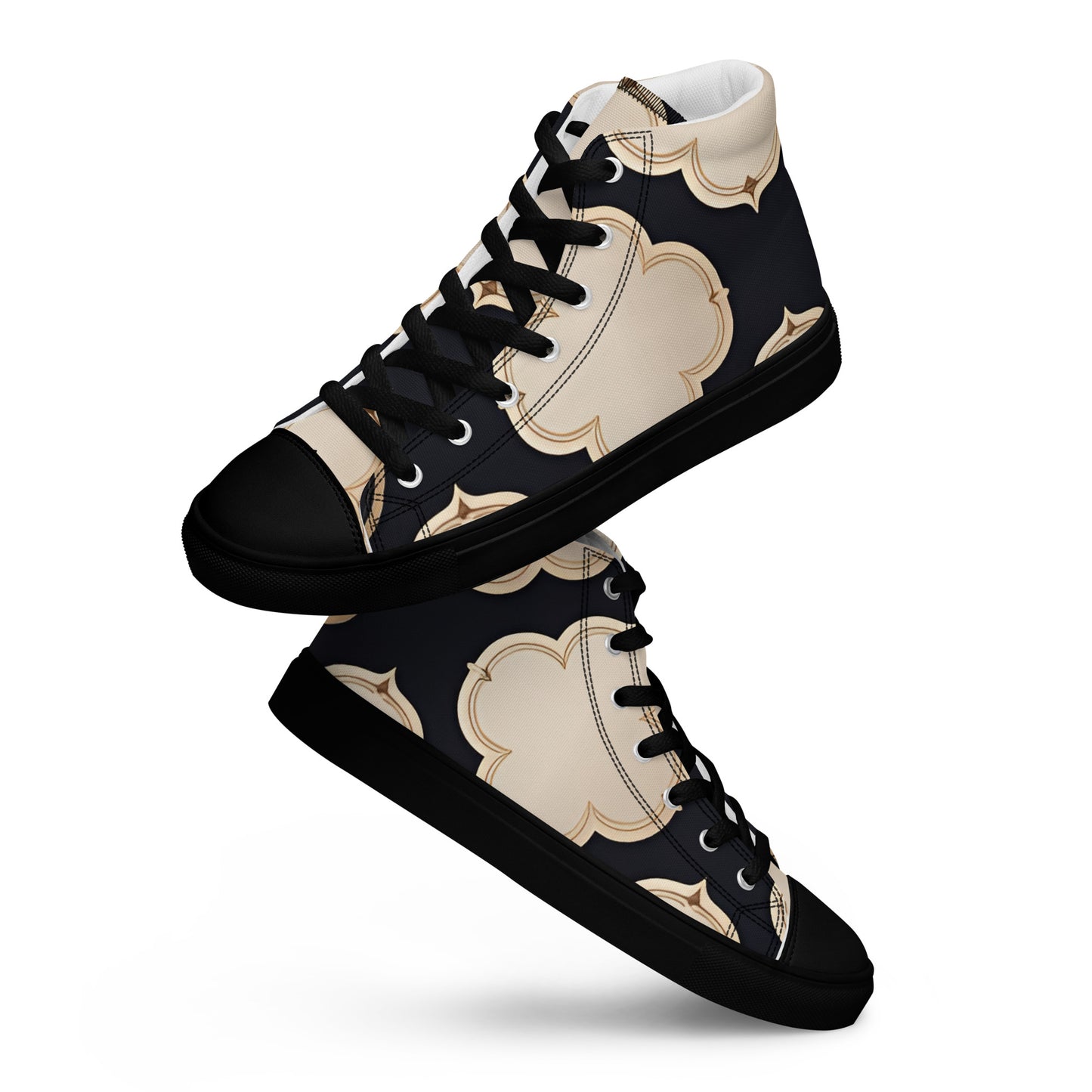 Men’s high top canvas shoes