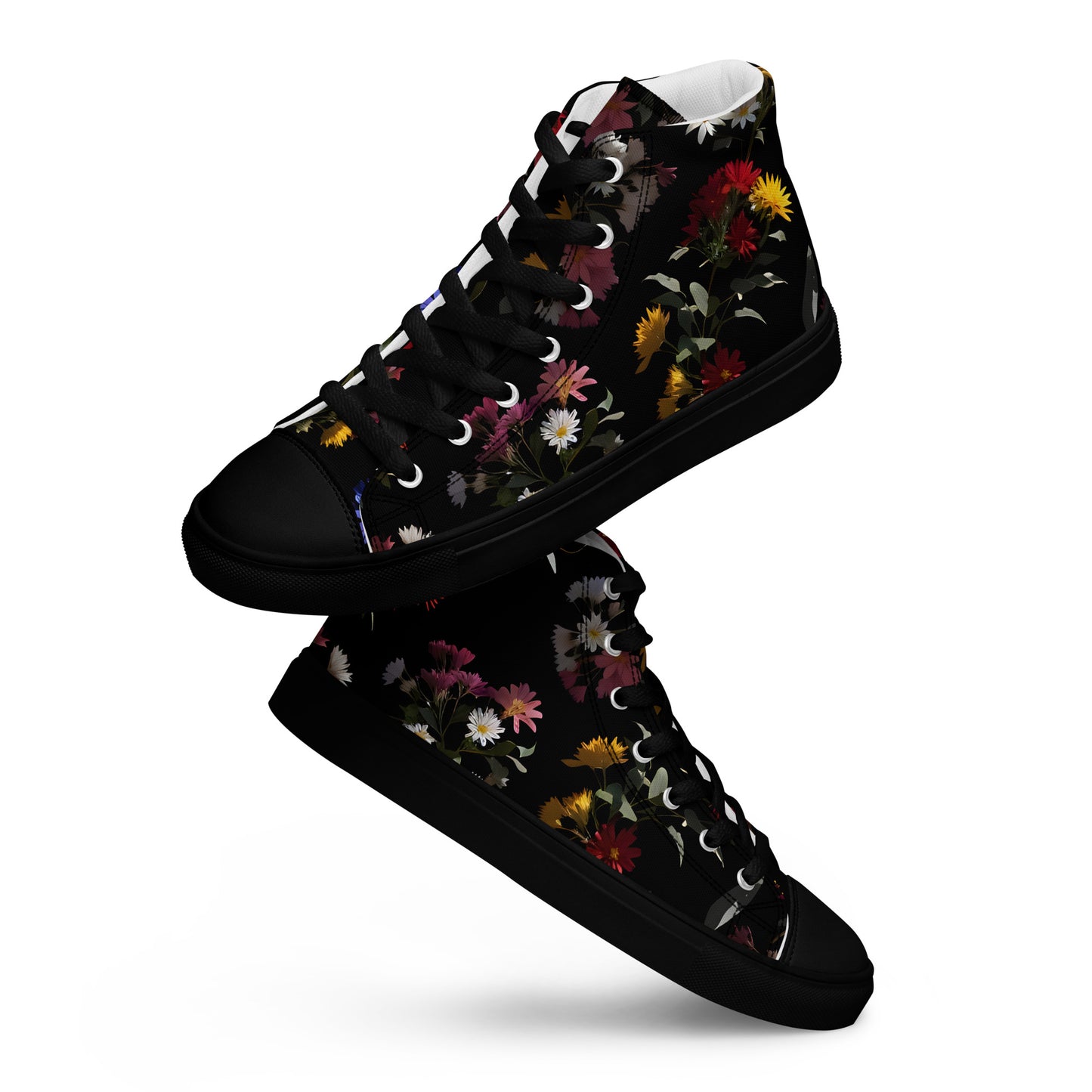 Men’s high top canvas shoes