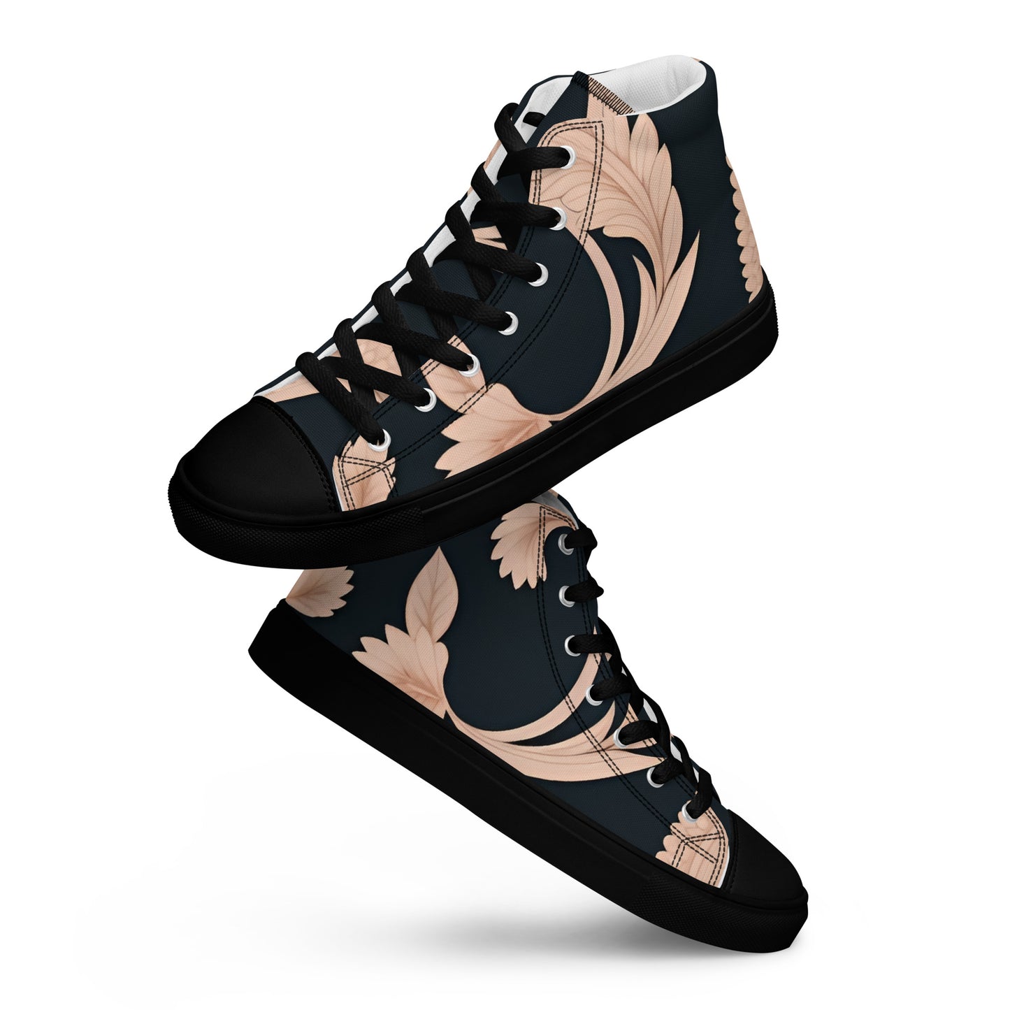 Men’s high top canvas shoes