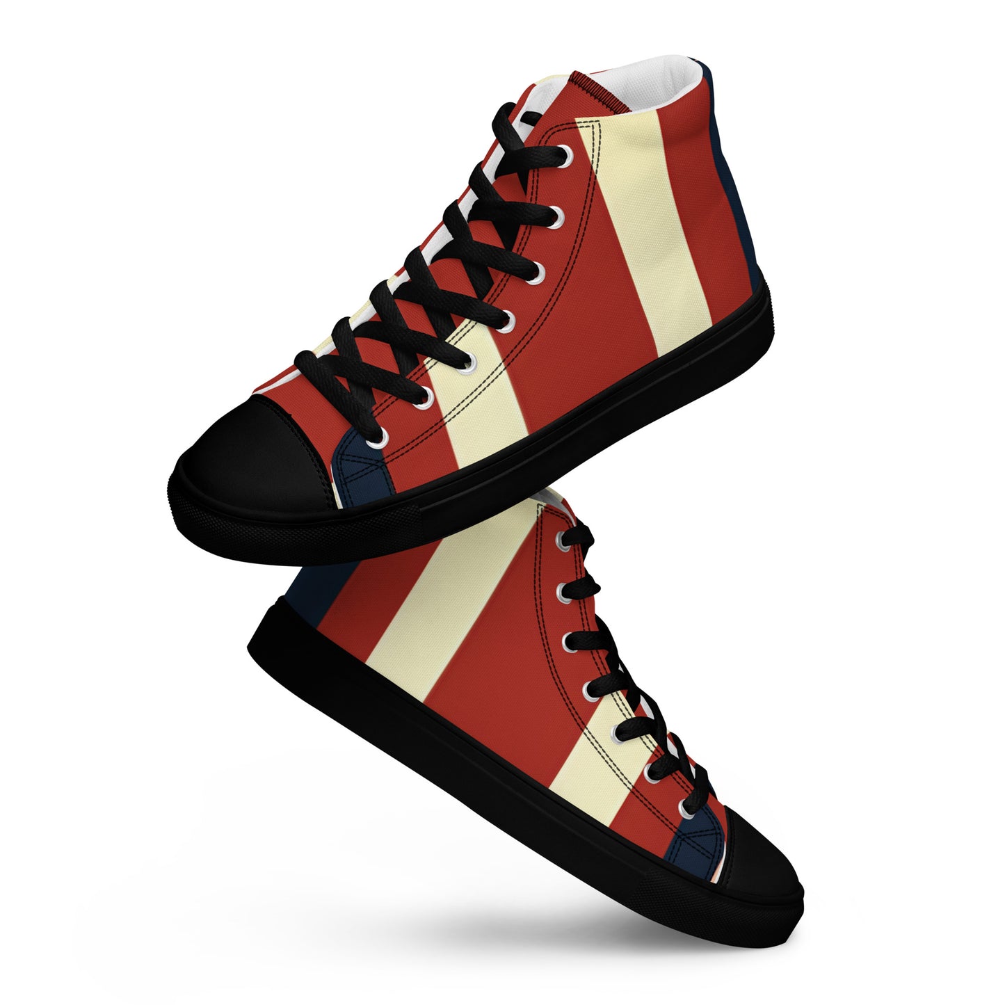 Men’s high top canvas shoes