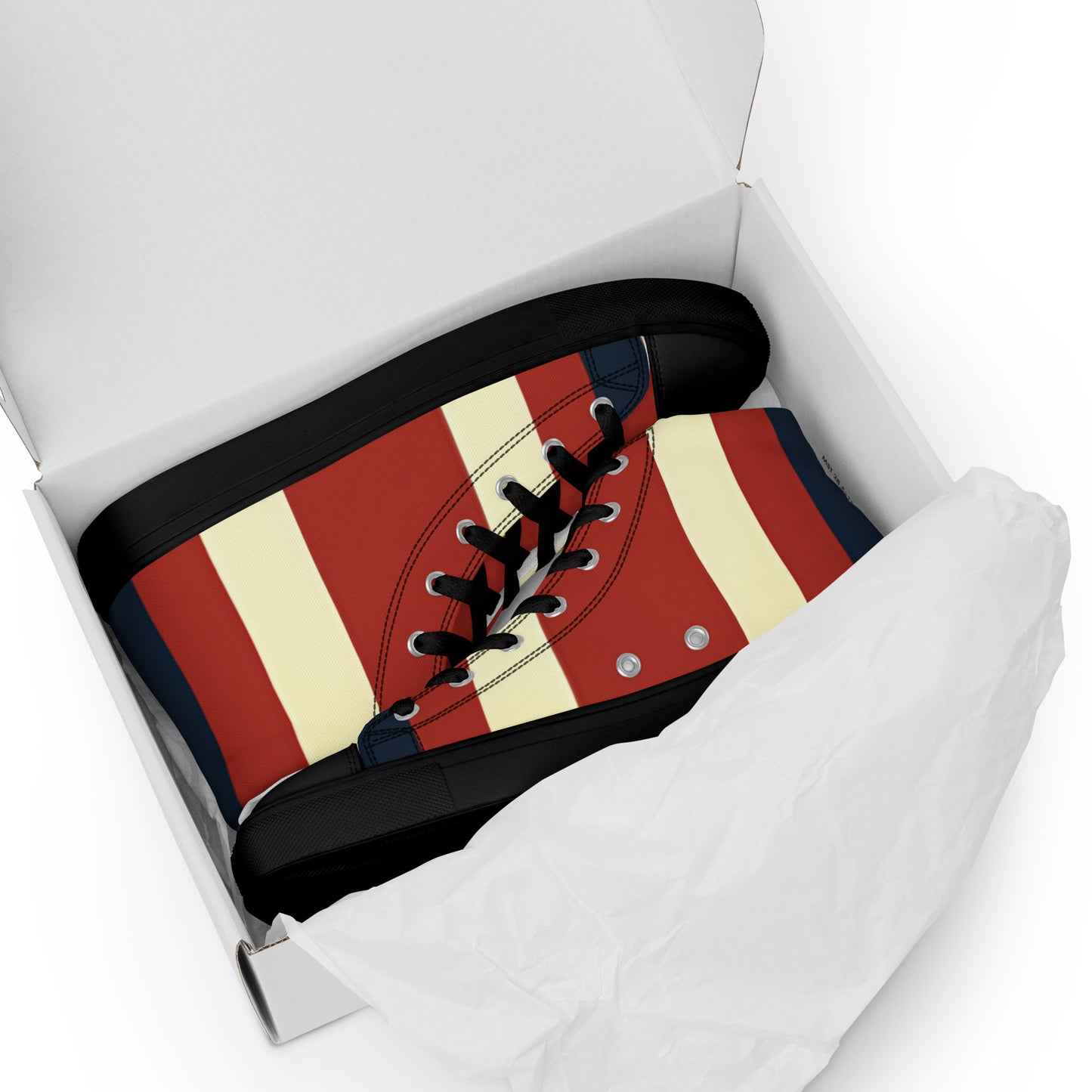 Men’s high top canvas shoes