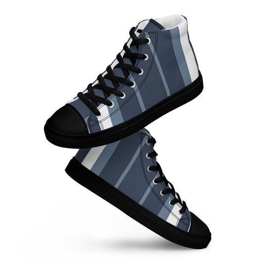 Men’s high top canvas shoes