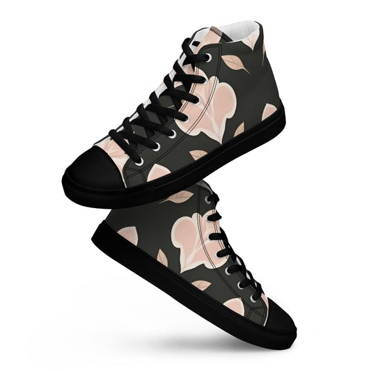 Men’s high top canvas shoes