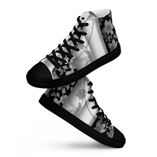 Men’s high top canvas shoes