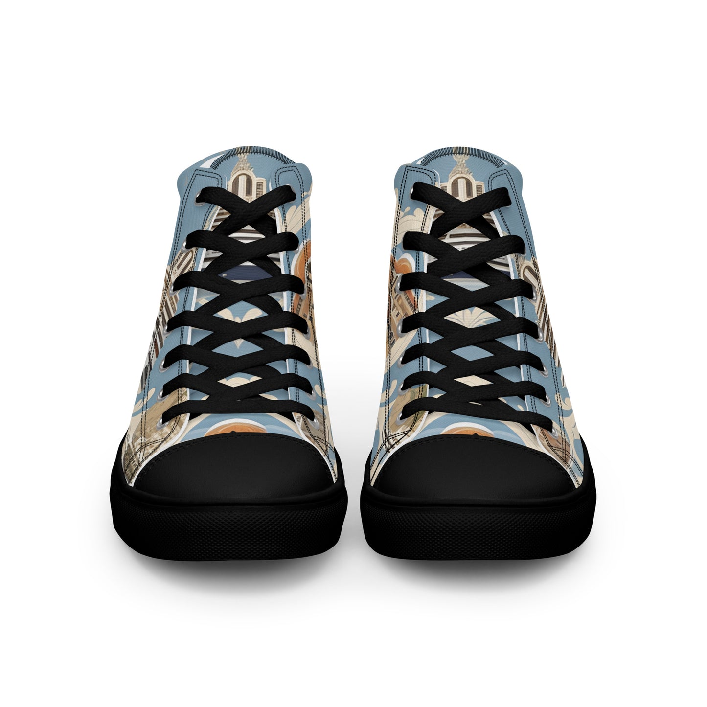 Men’s high top canvas shoes