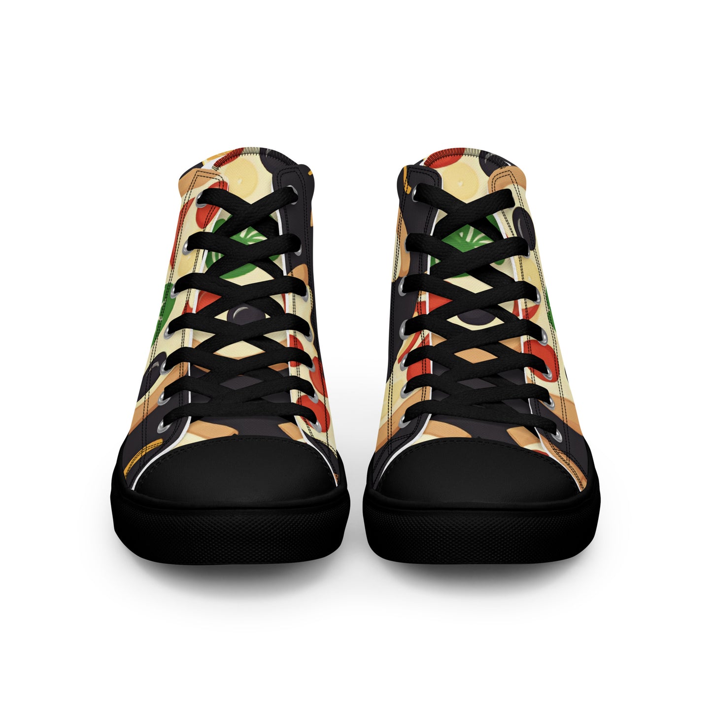 Men’s high top canvas shoes