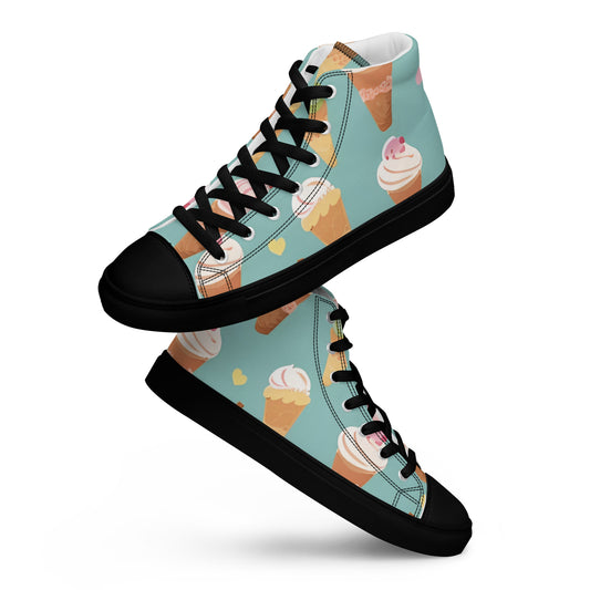 Men’s high top canvas shoes