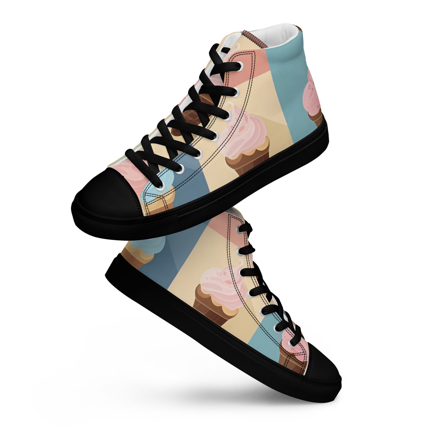 Men’s high top canvas shoes