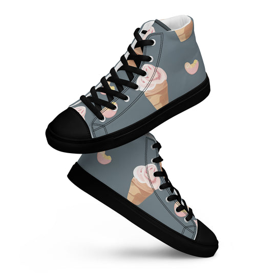 Men’s high top canvas shoes