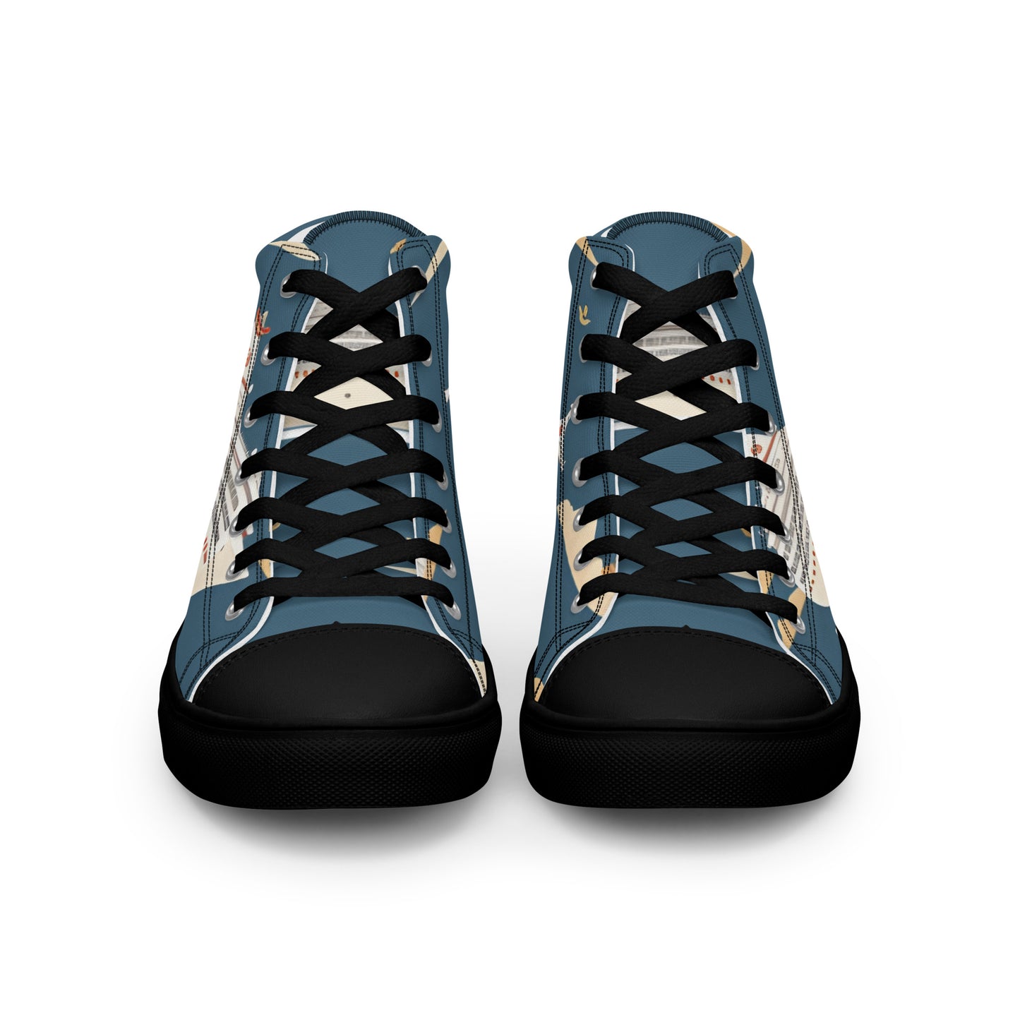 Men’s high top canvas shoes