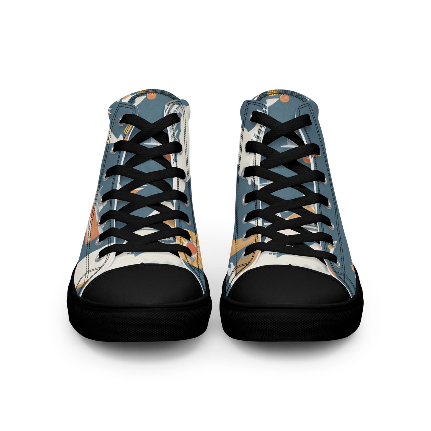Men’s high top canvas shoes