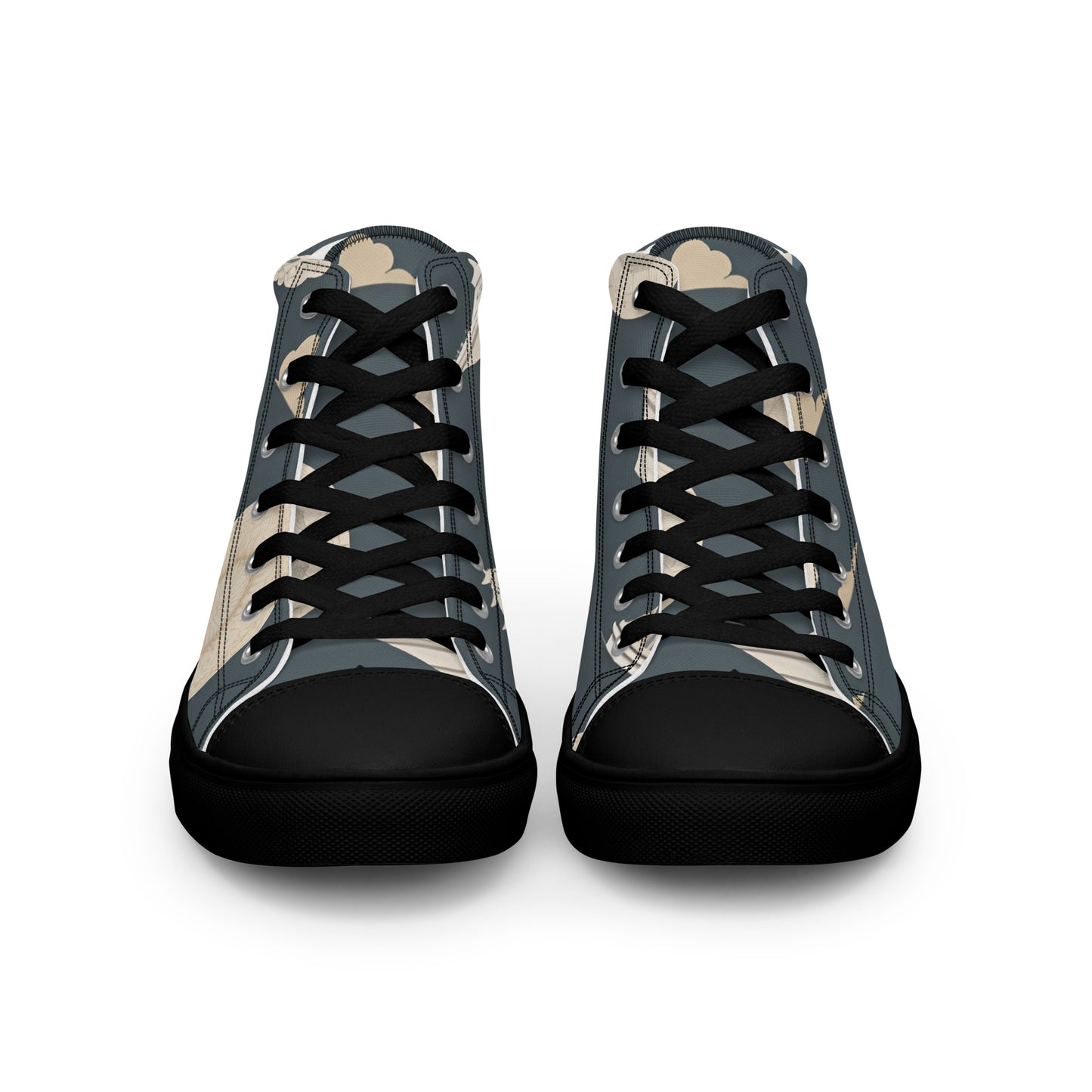 Men’s high top canvas shoes