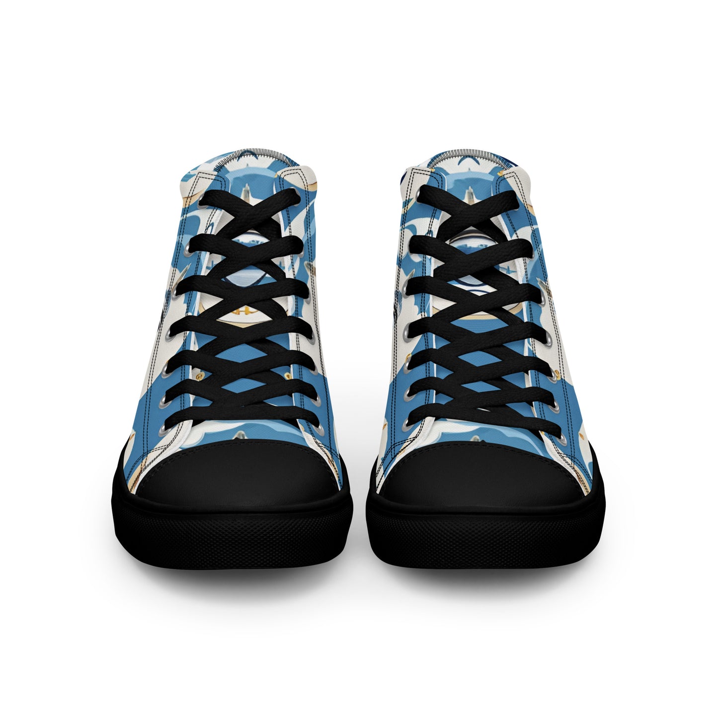 Men’s high top canvas shoes