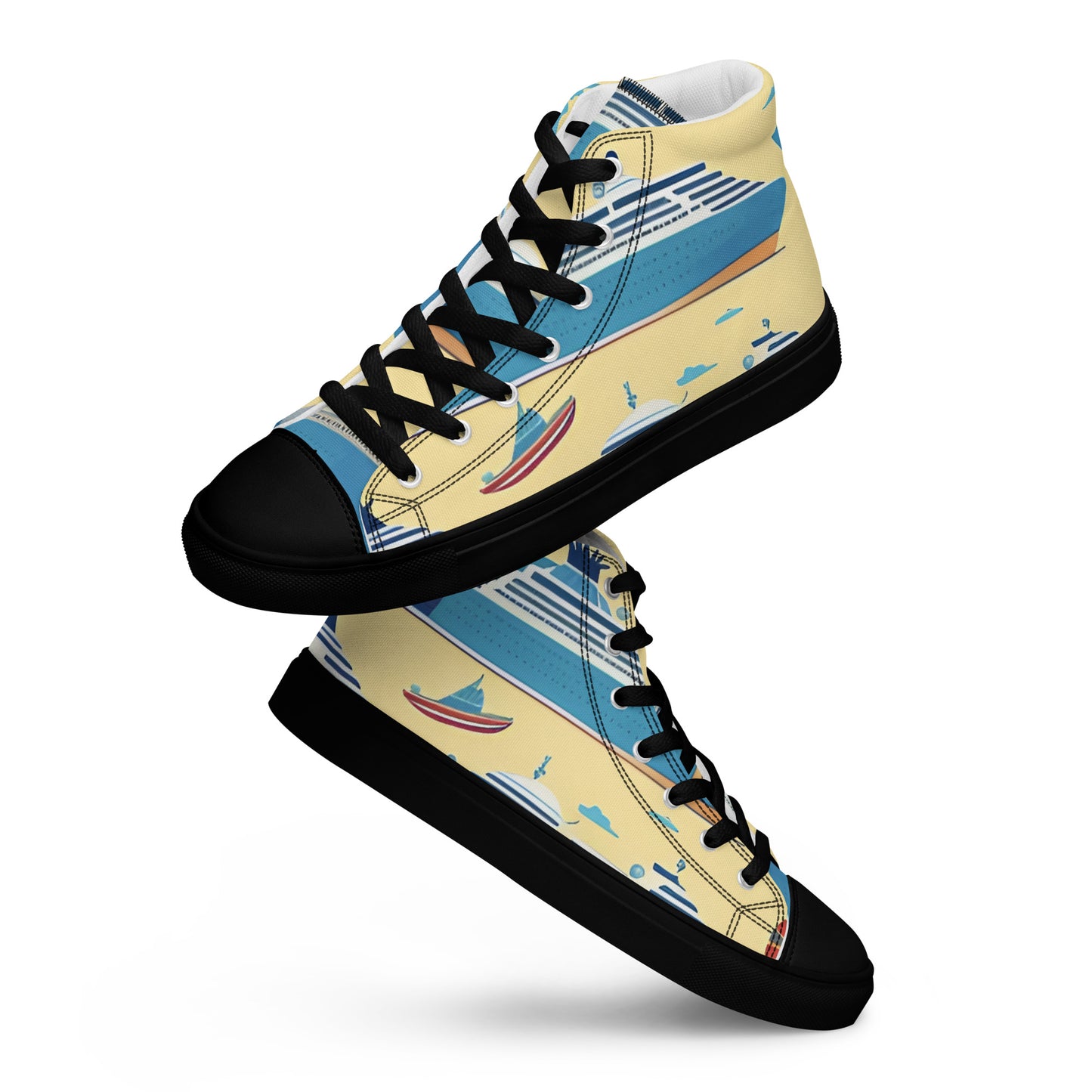 Men’s high top canvas shoes