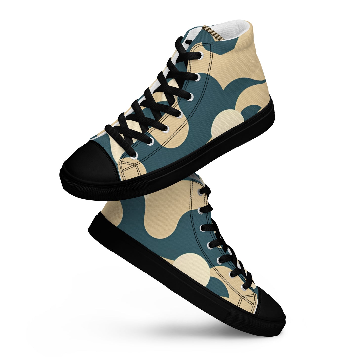 Men’s high top canvas shoes