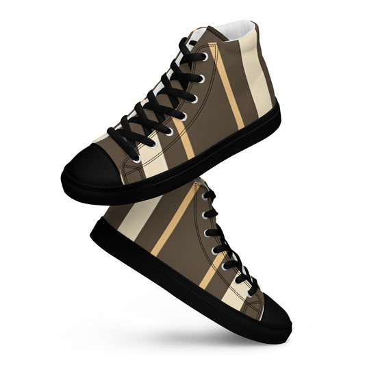 Men’s high top canvas shoes