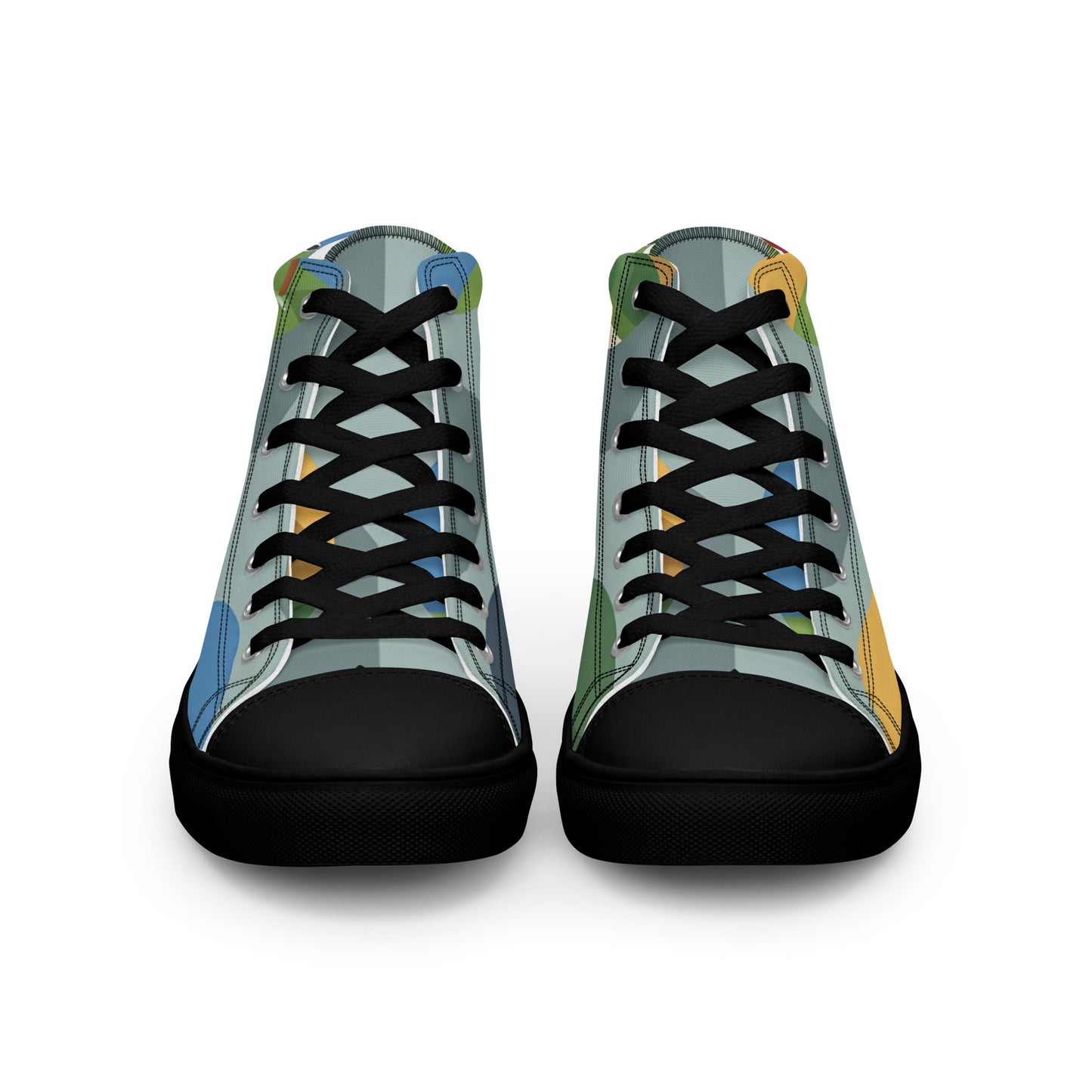 Men’s high top canvas shoes