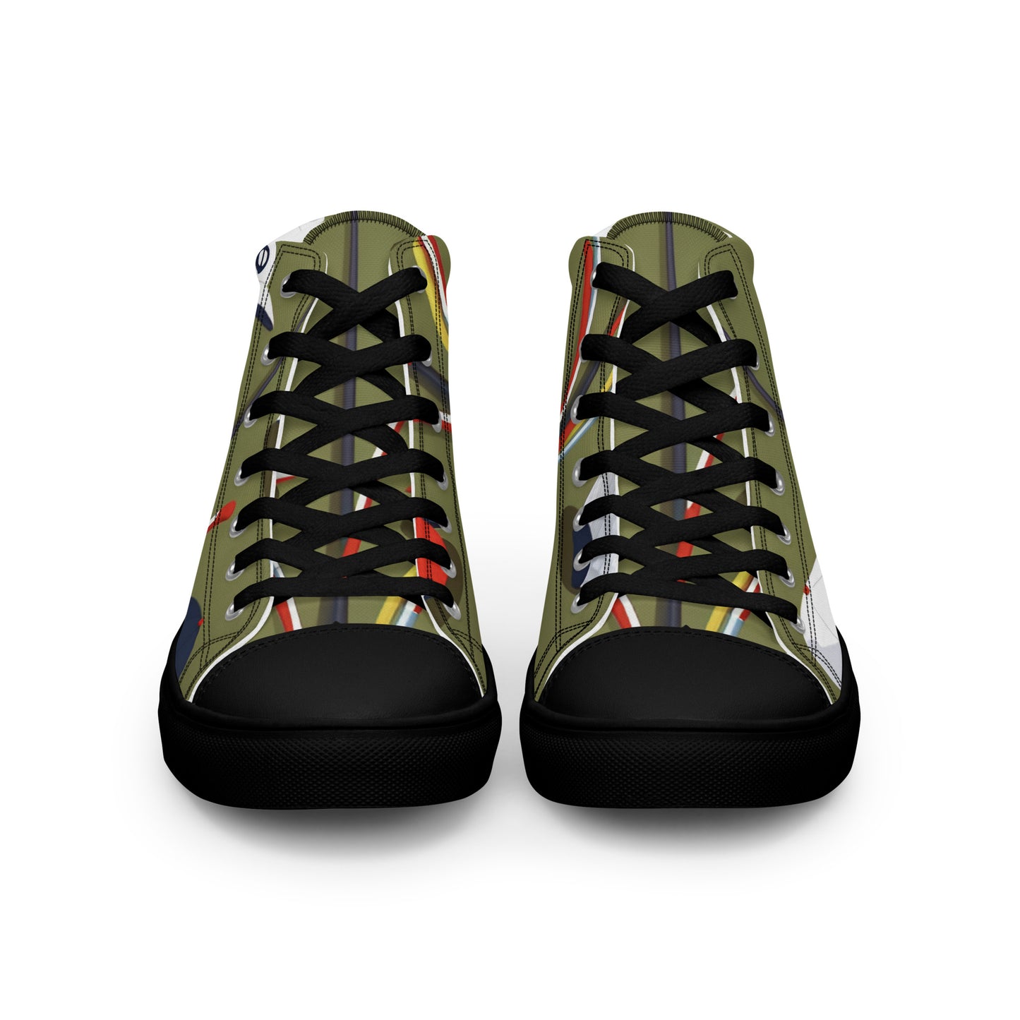 Men’s high top canvas shoes