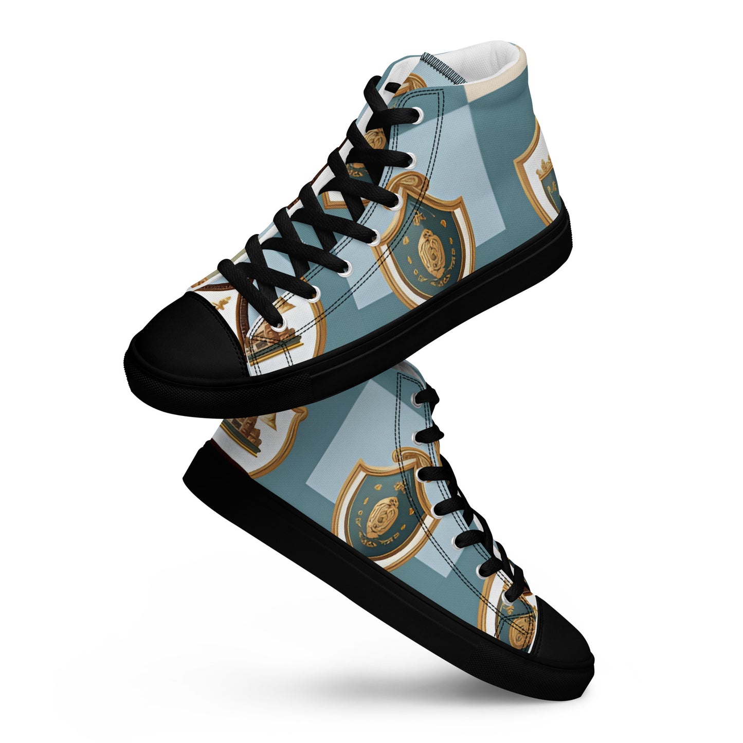 Men’s high top canvas shoes