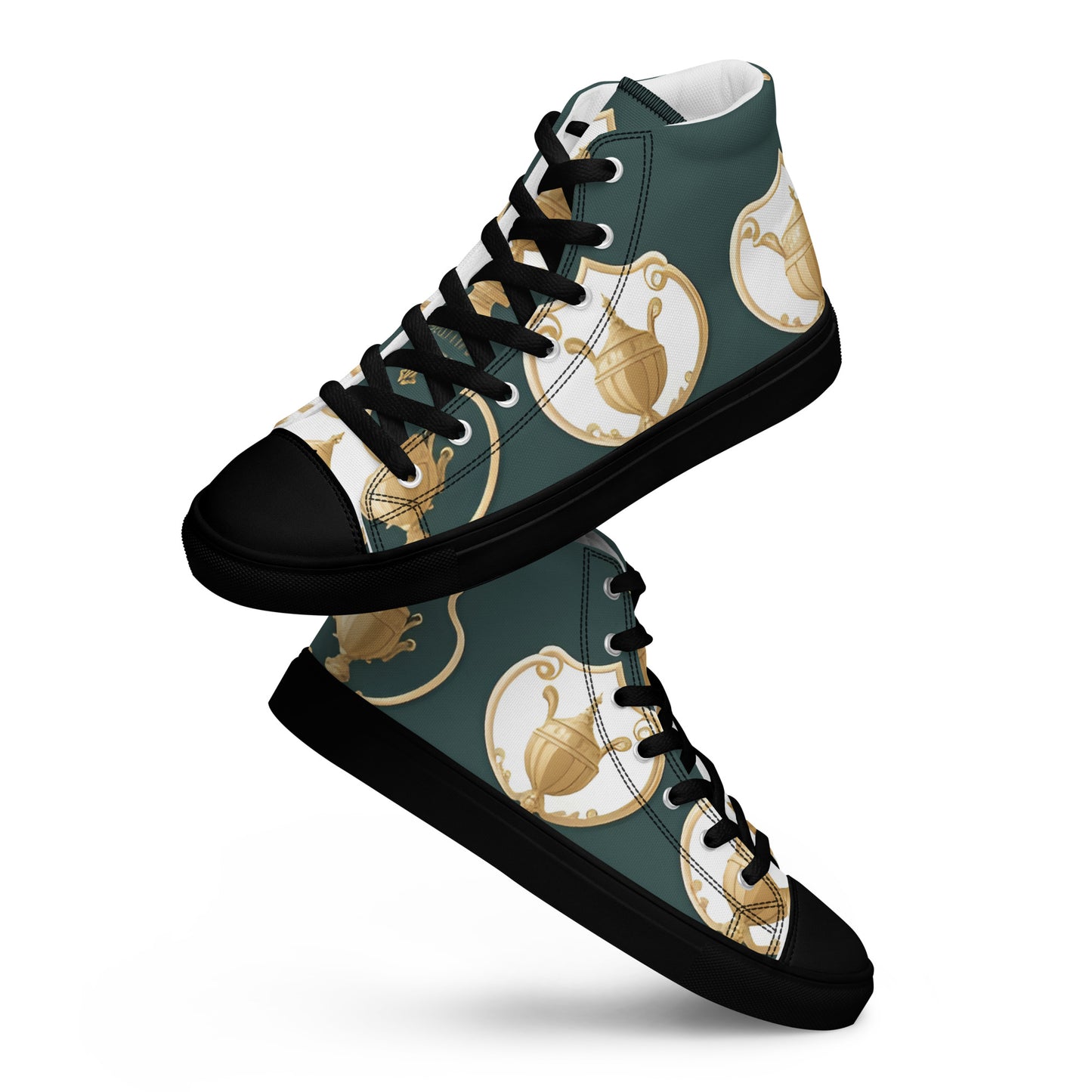 Men’s high top canvas shoes