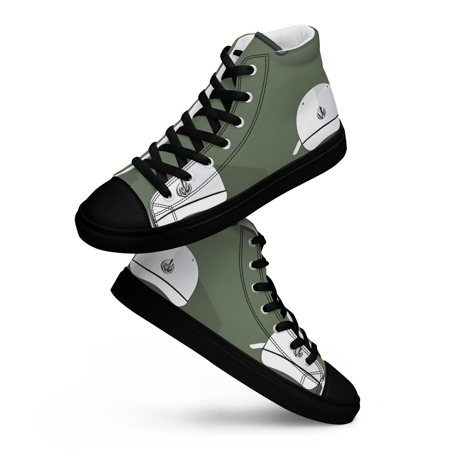 Men’s high top canvas shoes