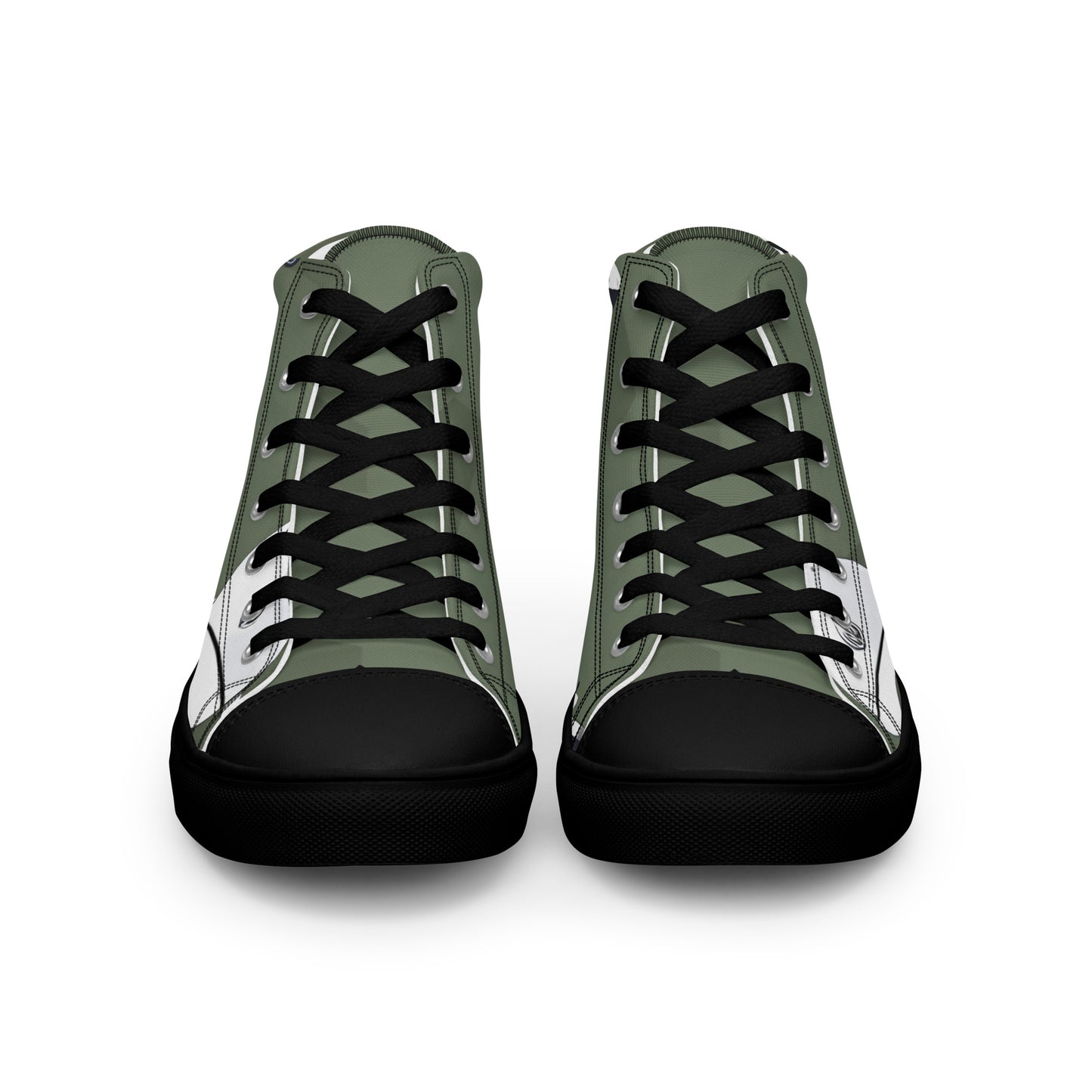 Men’s high top canvas shoes