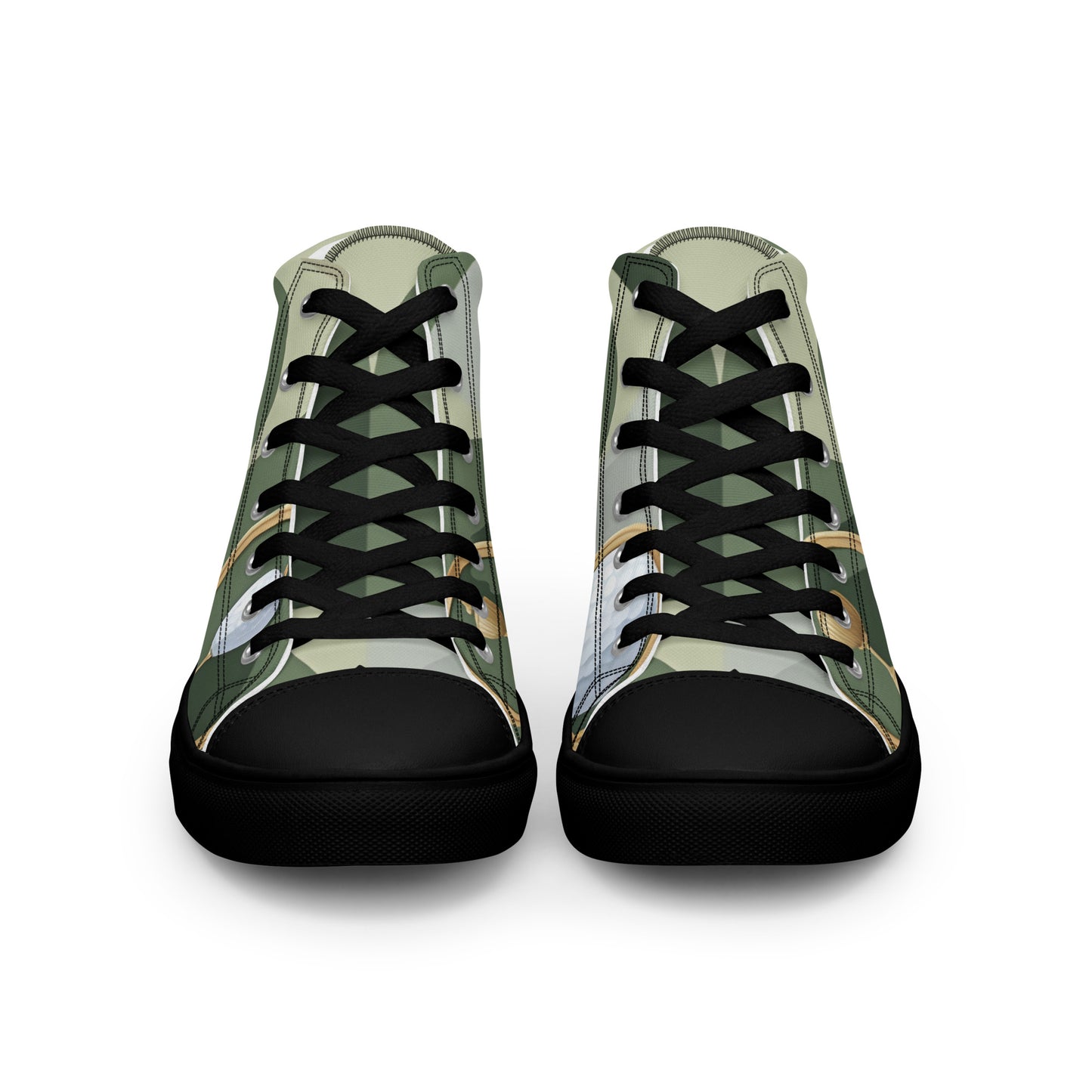Men’s high top canvas shoes