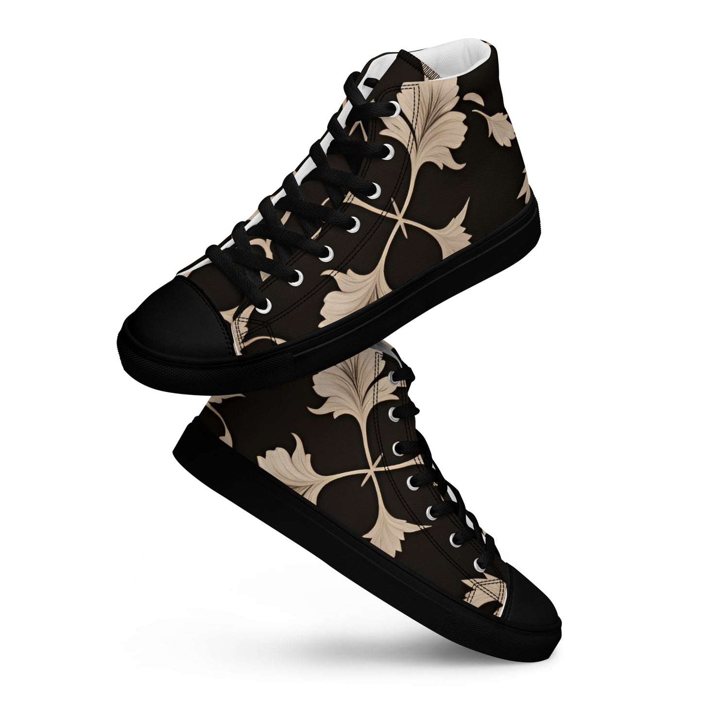 Men’s high top canvas shoes