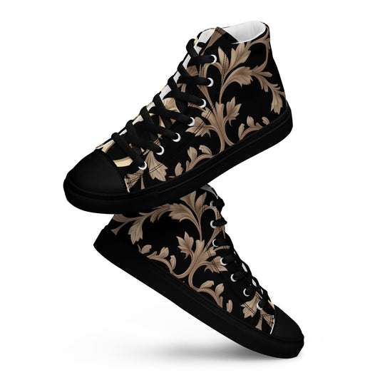 Men’s high top canvas shoes