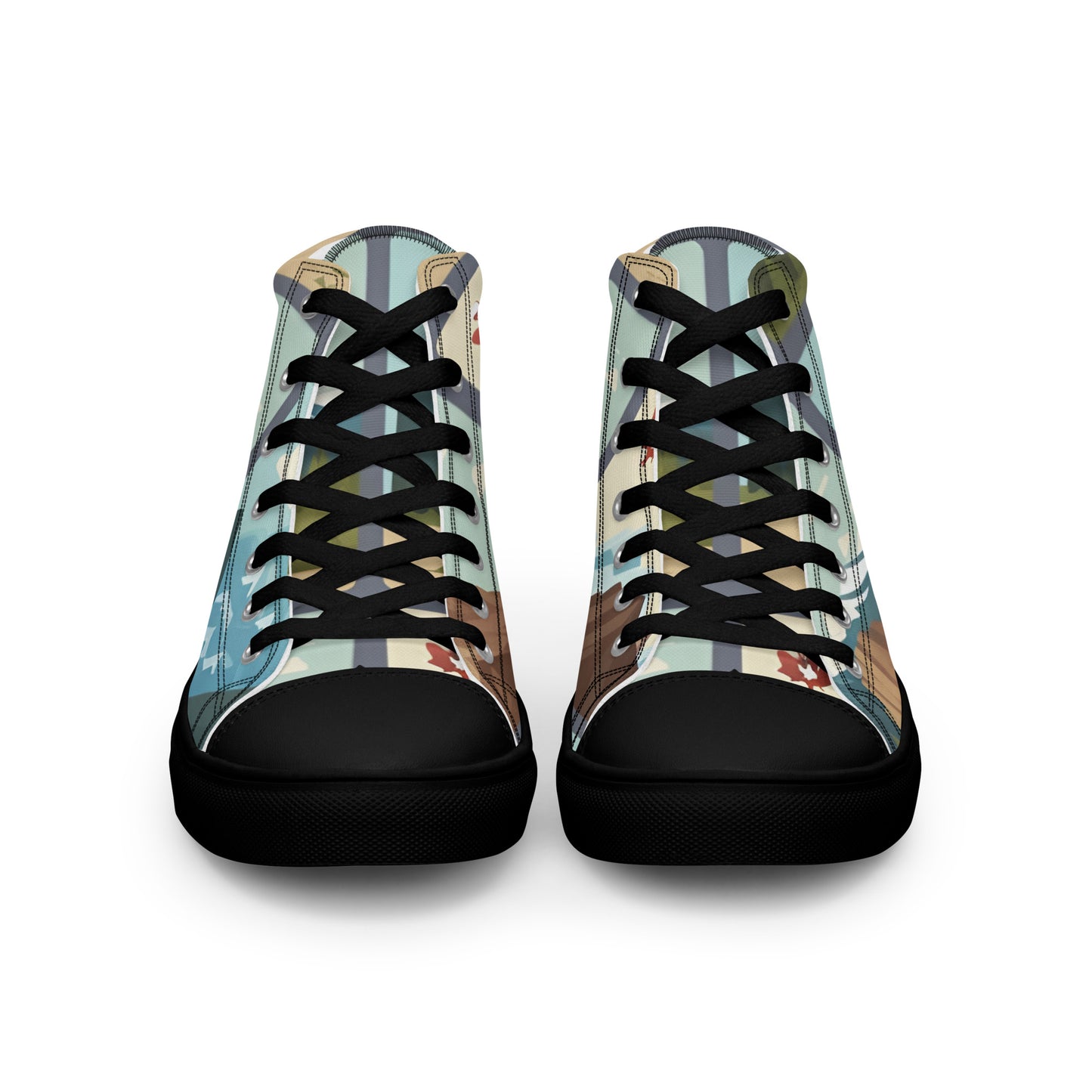 Men’s high top canvas shoes